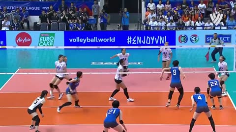 One of the most dynamic match women volleyball history