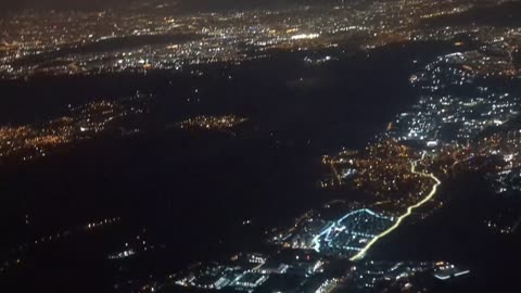Night Flight Over Istanbul Turkey with Google Pixel 7