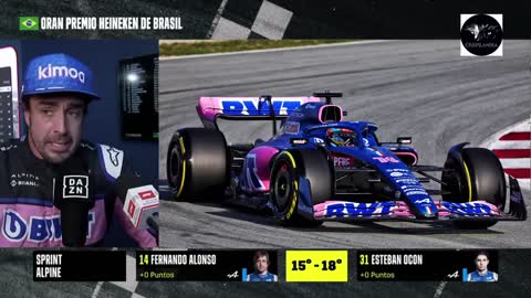 Rueda de Prensa Fernando Alonso Brasil 2022 Carrera al Sprint F1