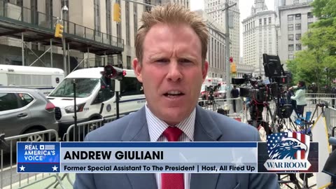 Andrew Giuliani Gives Live Updates On President Trump Case.