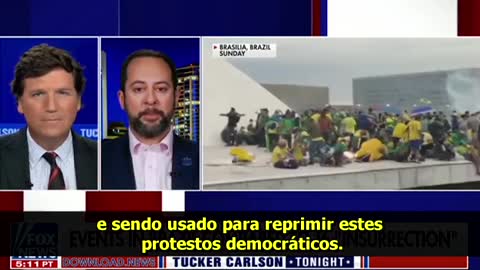 Tucker fala dos últimos protestos no Brasil