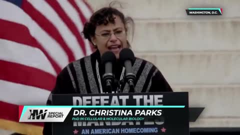 Dr. Christina Parks Full Speech - Defeat The Mandates DC