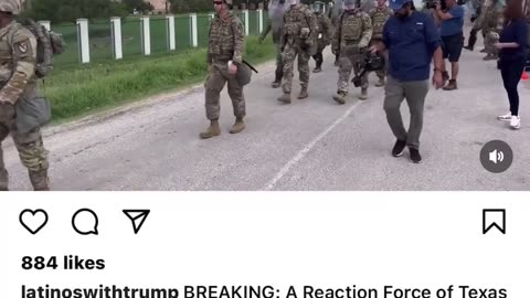 National guard shows up at the border