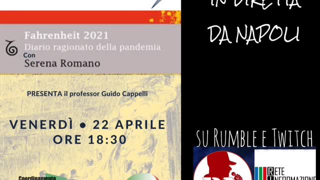 🇮🇹 Fiaccola per l'Umanità - Fahrenheit 2021: Diario ragionato della pandemia 🇮🇹