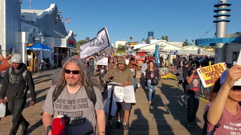 Freedom March, Santa Monica Pier