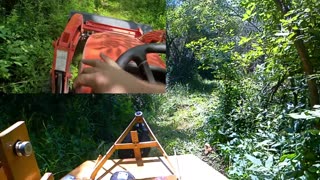 1st Use! Behlen Country (County line) Rotary Cutter on a Subcompact Tractor