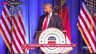 LIVE: President Trump Speaks at NC GOP Convention