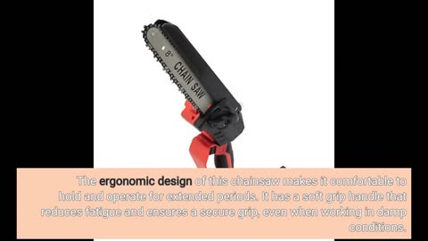Skim Ratings: Mini Chainsaw Cordless 8 inch & 6 inch, Upgraded Brushless Mini Chainsaw, 2*2000m...