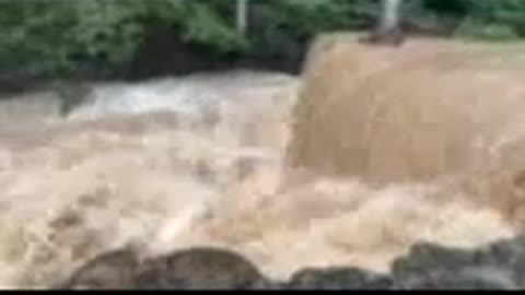 Flooded Creek roaring
