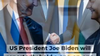 US President Joe Biden's Meeting with Ukrainian Leader