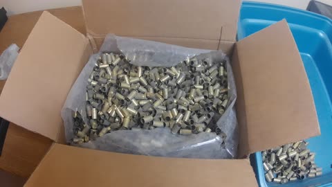 Unboxing 2500 9mm Range Brass