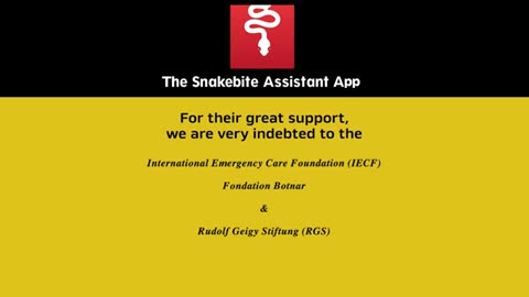 Snakebite Treatment App