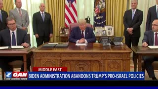 Biden admin. abandons Trump's pro-Israel policies