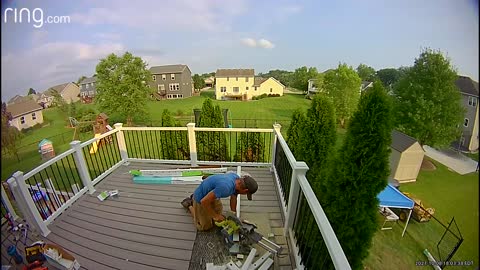 Deck Demolition and Build Time Lapse