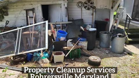 Yard Cleanup Rohrersville Maryland Landscape Contractor