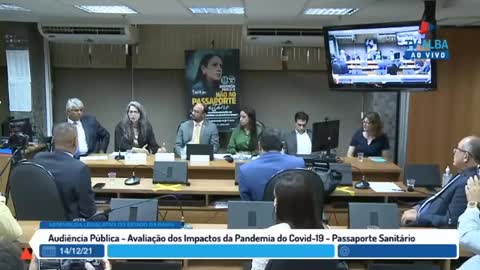 Médica Dr. Raissa em Audiência Pública fala sobre o experimento