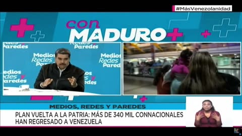 Maduro dice que hay migrantes que quieren regresar a Venezuela