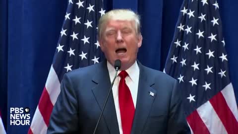 Donald Trump announce his candidacy for U.S. president Jun 16, 2015