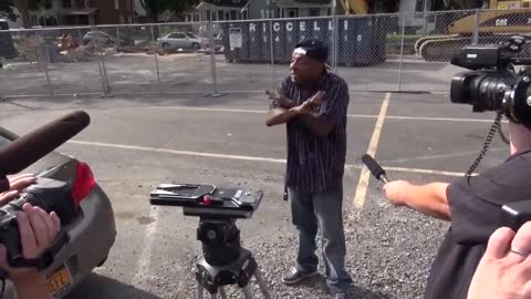 Man Goes Ballistic About Black On Black Crime In An Epic Rant To Media Cameras