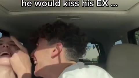 Telling my BF to kiss me like he would kiss his EX 👀 #Viral