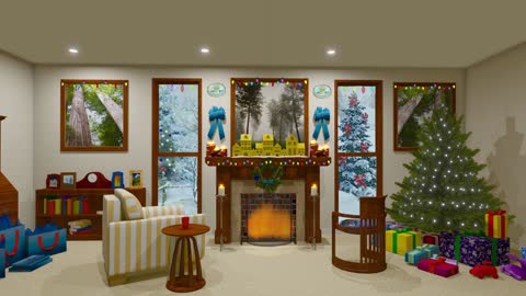 Christmas Fireplace Ambience