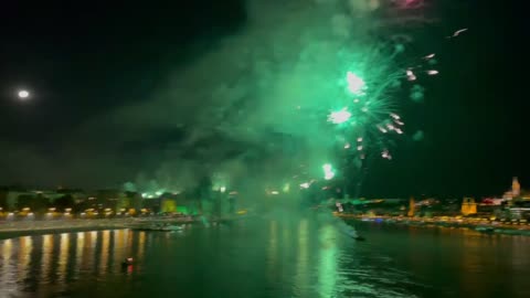 Budapest Hungary St. Stephen‘s Day Fireworks 20 August 2021 P3 of 7