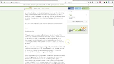 Jo Cox Gofundme