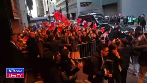 Taiwanese President Tsai Ing-Wen arrives in New York