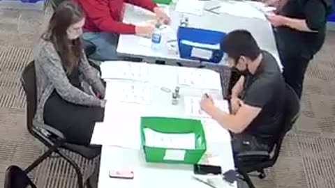 EVIDENCE OF ELECTION FRAUD 2020: Lady Filling Ballots