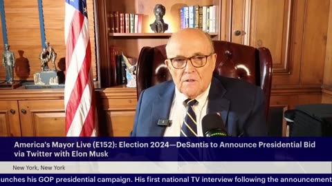 America's Mayor Live (E152): Election 2024—DeSantis to Announce Wednesday on Twitter with Elon Musk