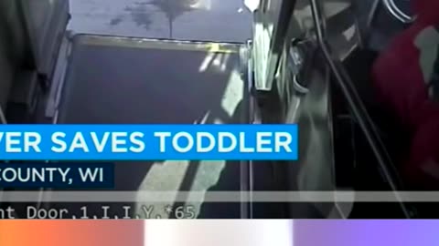 Bus Driver Saves A Toddler Wondering The Streets