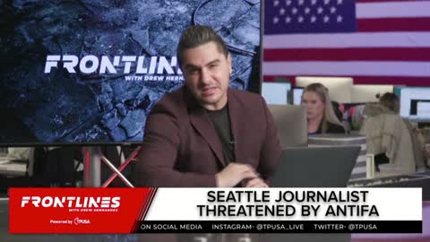 Drew Hernandez calls out Antifa's hypocrisy after a journalist was threatened by far-left extremists