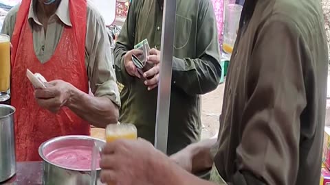 Man Selling Amazing Juice | Refreshing Ice Milkshake #streetfood #reelsfb #tiktok