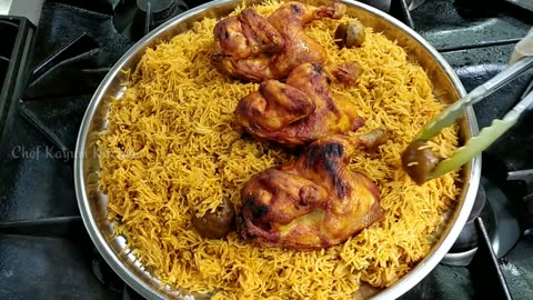 Best Arabian Chicken Kabsa Recipe with Daqoos Sauce recipe