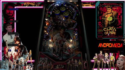 Class of 1984 !!!! Visual pinball / vpx game play