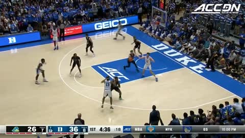 Duke's Ryan Young & Jacob Grandison Run The Give-And-Go To Perfection | ACC Must See Moment