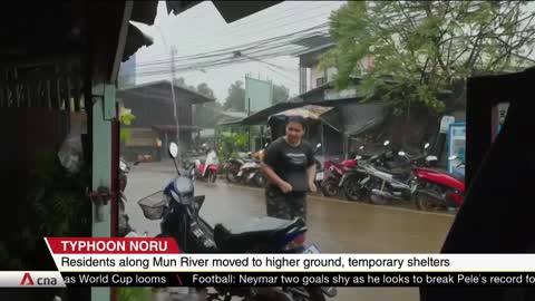 Typhoon Noru weakens over Vietnam as Thailand braces itself