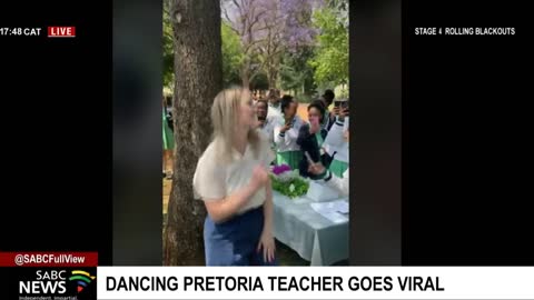 A Pretoria High School dancing teacher goes viral