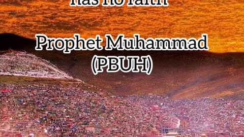 Kindness is a mark of faith / Prophet Muhammad (PBUH) (Muslim)