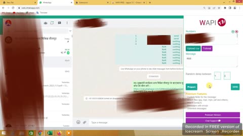 HOW TO SEND BULK MSG IN WHATSAPP VIA EXTENSION IN EASILY WAY