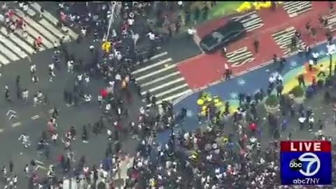 Riot erupted in Union Square Park in New York City