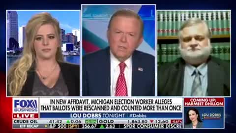 Lou Dobbs on with Mellissa Carone to discuss what happened in Michigan 11/3/20