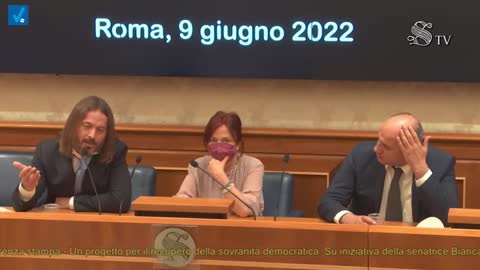 Giorgio Bianchi da brivido "Non sono una vittima" 09/06/2022 Senato, Recupero sovranità democratica