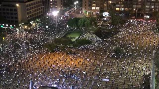 Dos mil personas protestaron en Israel contra Netanyahu, pese a coronavirus