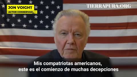 “Ahora más que nunca debemos mantener la calma” | Mensaje del actor Jon Voight a los patriotas