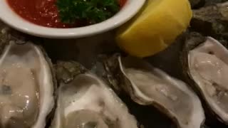 Fresh oysters