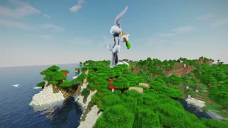 Minecraft Bugs Bunny Build Schematic