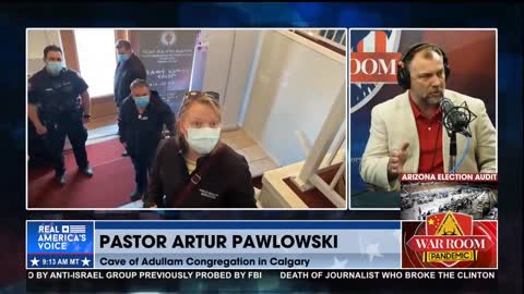 Hero Pastor Artur Pawlowski Joins War Room In Studio