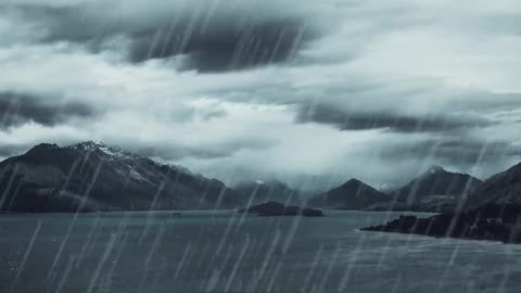 Relax Library: Video 63.Stormy day in Scotland