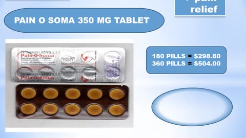 PAIN O SOMA 500 MG Tablet in USA